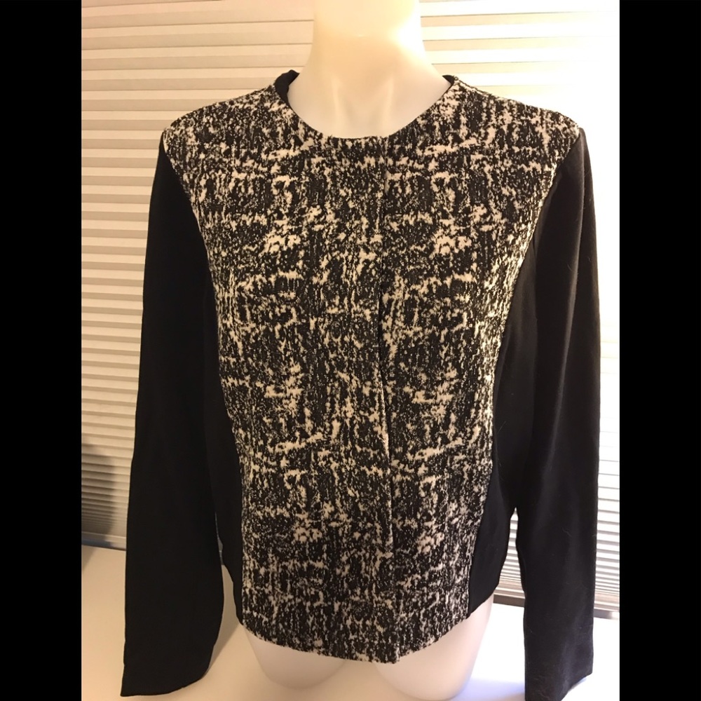 Liz Claiborne black & white jacket large